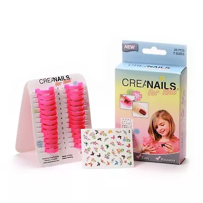 Original CreaNails KIDS Nail Polish Stencils - As Seen On Shark Tank - 26 Pcs  • $19.99