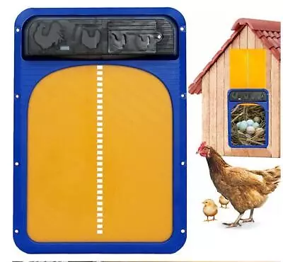 £23.99 • Buy Waterproof Chicken Coop Door Opener Light Sensor Automatic Chicken House Door