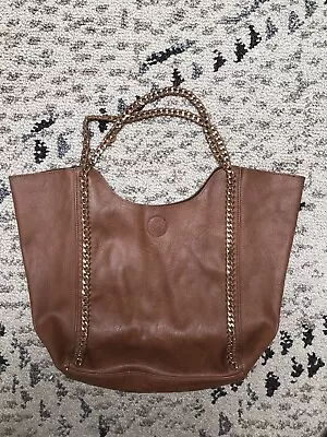 Large Genuine Leather Vintage Bag/ Tote • $12
