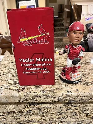 2007 St Louis Cardinals Yadier Molina Commemorative  Bobblehead SGA • $99.95