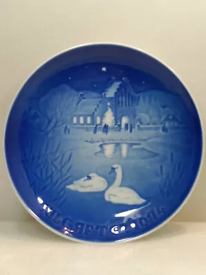 B & G / Copenhagen Porcelain ~Christmas In The Village ~1974 ~7 14  Plate • $23