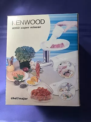 Kenwood Chef/Major A950 Super Mincer  Attachment Set VGC Boxed Used Only Once • £19.50