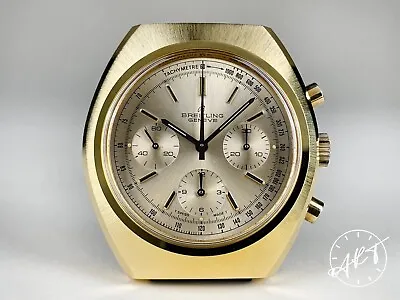 *RARE* Vintage 1960s Breitling Long Playing 820.4 Chronograph T Dial Watch NOS • $2995