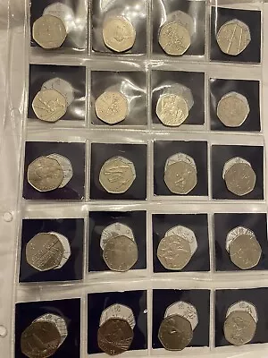 Olympic 2012 50p Coins Full Set Circulated • £85