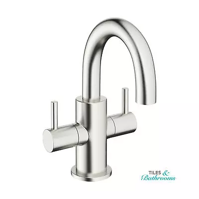 Crosswater MPRO Brushed Stainless Swivel Spout Mini Basin Mono Tap PRO118DNV • £149