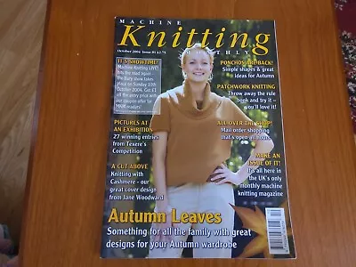 £4.50 • Buy Machine Knitting Monthly Magazine, October 2004 Issue 81
