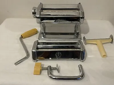 $36.99 • Buy  MARCATO ATLAS” 150 Pasta Noodle Maker Machine Hand Crank ITALY With Attachments