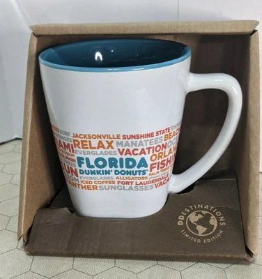 $18.73 • Buy Dunkin’ Donuts Florida 2017 Ceramic Coffee Mug - Limited Edition New In Package