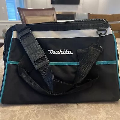 MAKITA XGT Contractor Tool Bag Storage Case Outside Pockets 14” X 11” X 9” Strap • $21.99