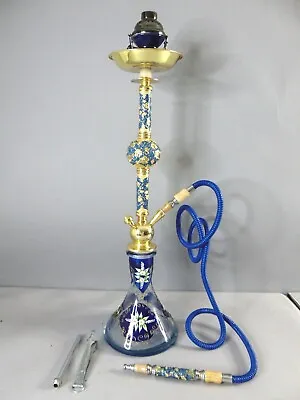 Hand Painted Middle Eastern Hookah Bong Water Pipe E101 • $1200