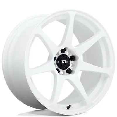 17x8  Motegi Racing Wheels MR154 Battle White Rims • $848