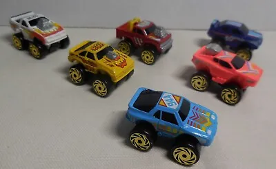 Vintage 1987 Mini Monster Wheels/Trucks Lot Of 6 Road Champs MICRO MACHINES #2 • $18