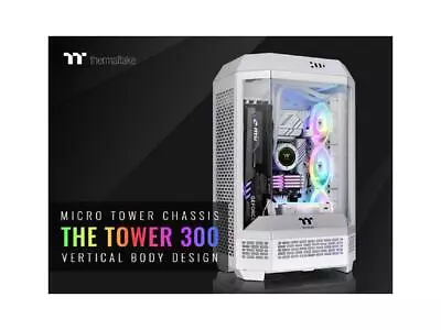 Thermaltake Tower 300 Snow Micro-ATX Case; 2x140mm CT Fan Included; Support Up T • $149.99