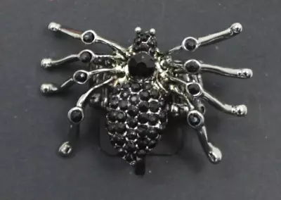 BLACK SPIDER RING One Sze Halloween Target Costume Jewelry Novelty Witch Wizard • $11.95