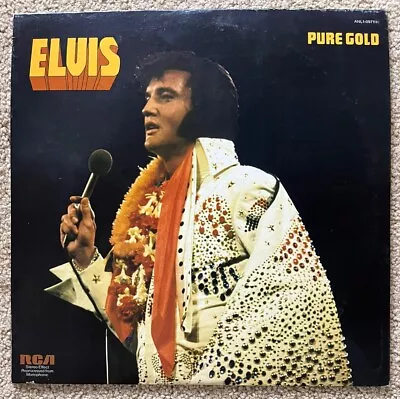 ELVIS Presley - Pure Gold LP W INNER 1975 RCA ~ ANL1-0971 Vinyl * /Near MINT • $8.90