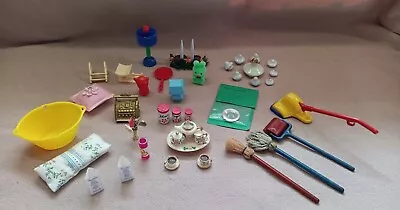 Dollhouse Accessories - 40+ Some Vintage - Renwal Irwin & Unmarked - LOOK!!  • $2