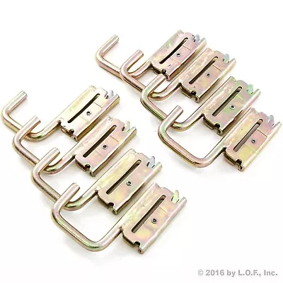 8 E Track Square J Hook System Flatbed Trailer Jacket Motorcycle Helmet Rack • $40.85