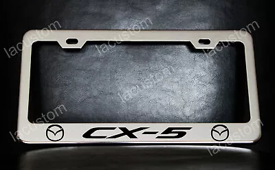 Mazda CX-5 License Plate Frame Custom Made Of Chrome Plated Metal • $29.99