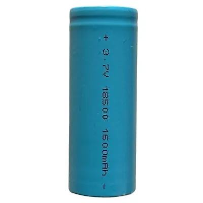 18500 3.7V 1600MAH FLAT TOP  Rechargeable Battery • £7.25