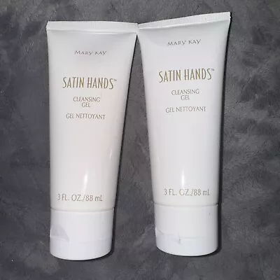 Mary Kay Satin Hands Cleansing Gel 3 Oz. NEW Lot Of 2 Total 6 Oz • $19.99