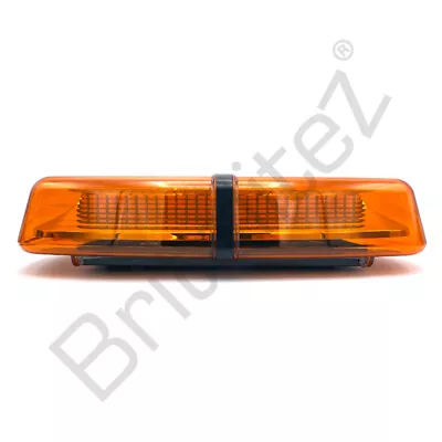 Magnetic Amber LED Mini Light Bar Flashing Warning Beacons 12/24V Britalitez UK • £33.99