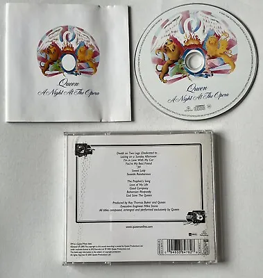 QUEEN - A Night At The Opera - 2005 Remaster - EU CD - Booklet • £2.05
