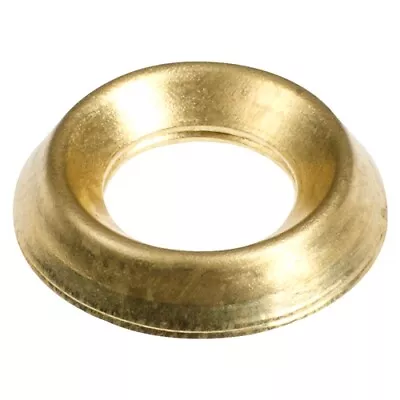 No.6 No.8 No.10  Solid Brass / Nickel Surface Screw Cup Washers • £1.69