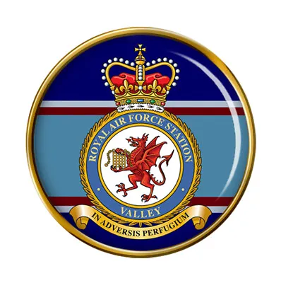 RAF Station Valley Pin Badge • £5.50