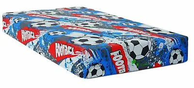 £5.99 • Buy 100% COTTON BABY BED FITTED SHEET PRINTED DESIGN,CRIB 90x40cm,Football