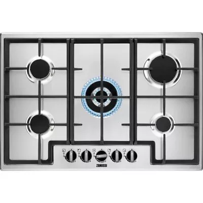 Zanussi ZGNN755X 5 Burner Gas Hob - Stainless Steel • £298