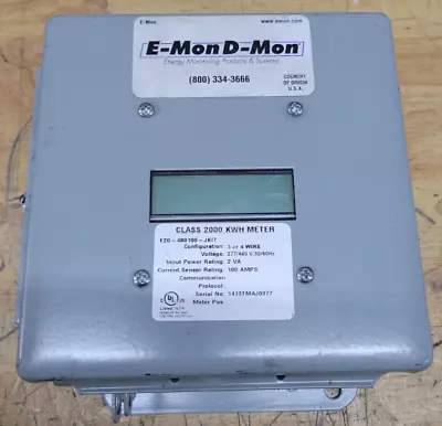 EMON E20-480100-J-KIT 480V 100A DEMAND METER 3-phase CLASS 2000 • $314.99