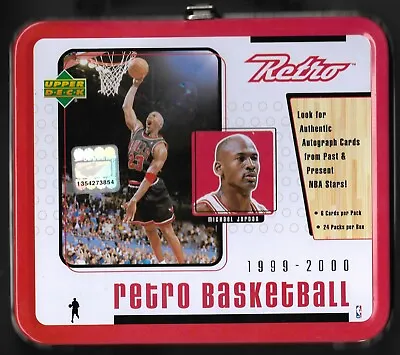 Bird Jordan 1999 -2000 Upper Deck Retro Lunch With Bird And Jordan Cards (2) • $39.99