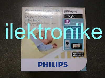 Brand New Philips B120/37 InSight Wireless HD Baby Monitor IPad IPhone Camera • $42.11