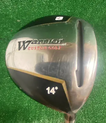 $33.95 • Buy Warrior Golf Active Channel 3 Wood 14* RH +2  Stiff Graphite 45  New Grip