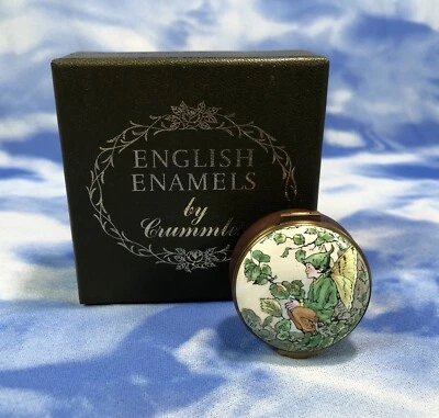 $80 • Buy HTF Crummles Cicely Mary Barker Flower Fairies  Elm Tree  Trinket Box W/ BOX