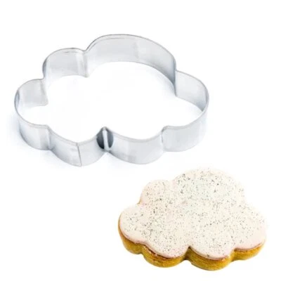 3PC Fondant Cookie Cutter Set Fantasy Set Unicorn Cloud Rainbow Cookie Cutters • $10.68