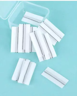 £3.89 • Buy 40Pcs Self-Adhesive Eyelash Glue Strip False Eyelashes Glue-Free Reusable Black