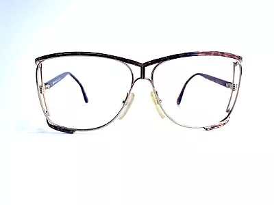 $117.30 • Buy Vtg Christian Dior Gold Brown Tortoise Oversized Glasses Austria 63 12 135