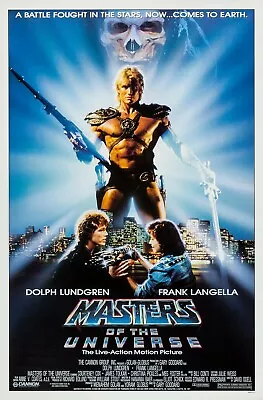 MASTERS OF THE UNIVERSE V1 RETRO 80s MOVIE POSTER Classic Greatest Cinema Art A4 • £3.75