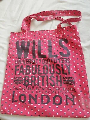 Jack Wills University Red Tote Bag • £11