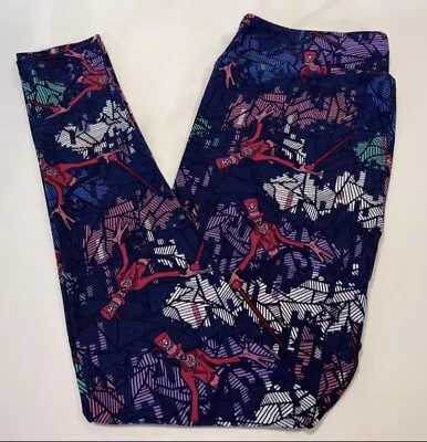 NEW LuLaRoe DISNEY TC Leggings PRINCESS And FROG Navy VILLAIN SHADOW MAN Voodoo • $17.94