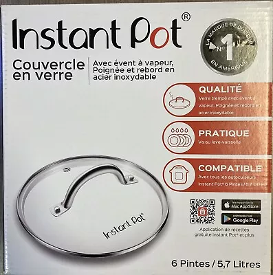 Genuine Instant Pot Tempered Glass Lid 9 Inch (23 Cm) 6 Quart Clear • $18