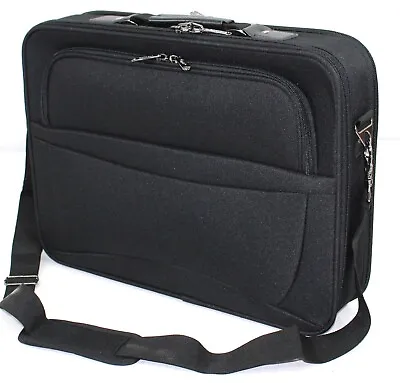 17  Widescreen Laptop Notebook Carry Bag Case Briefcase Shoulder Office Bag • £21.99