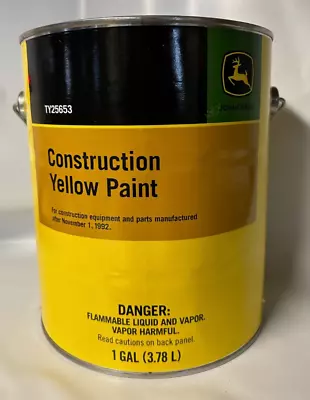 1 Gallon- John Deere Construction Yellow Paint #TY25653 • $72.50