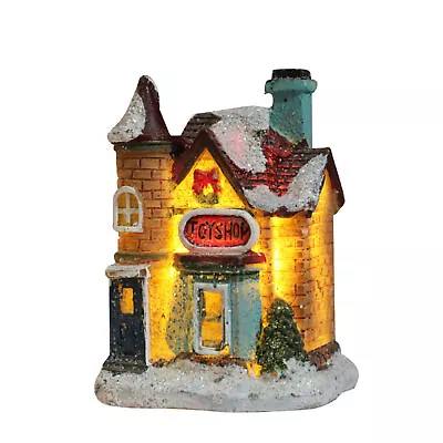 Christmas Figurine Christmas Durable Chrismas Led Lights House Xmas Figurine Diy • $13.16