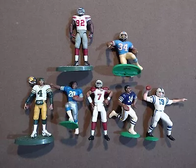 Lot Of 7 Star NFL Mini Action Figures 1990s-2000s Barry Sanders Brett Farve • $30