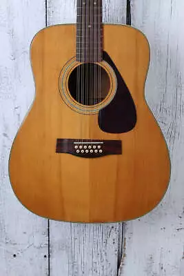Yamaha FG-312 12 String Acoustic Guitar Dreadnought Acoustic Guitar Natural • $298.07