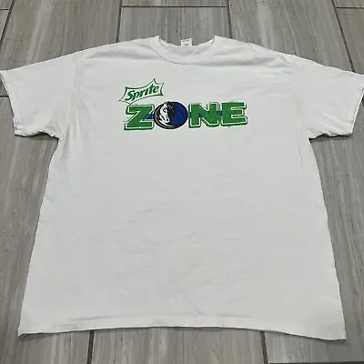 Vintage NBA Dallas Mavericks Mavs Promo Sprite Zone Basketball T-Shirt XL • $14.99