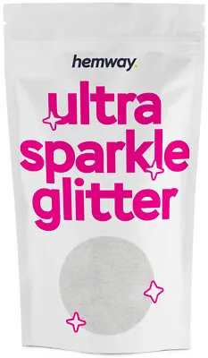 Ultrafine White Glitter Ultra Sparkle Festival Nail Body Hair Skin Craft Wedding • £9.95