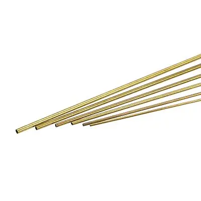 6pcs Brass Tube 1mm-2mm OD X 0.2mm Wall Thickness 300mm Length Metal Tubing • $15.76